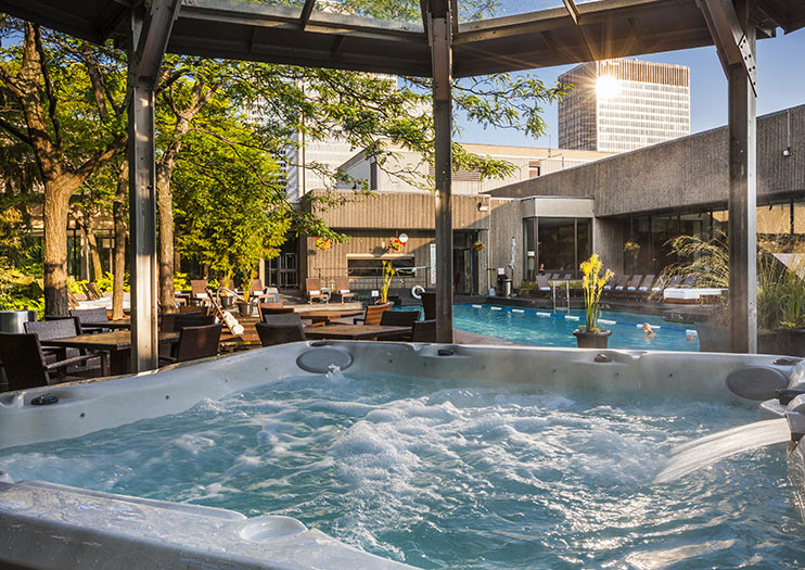 hotel piscine chauffée
